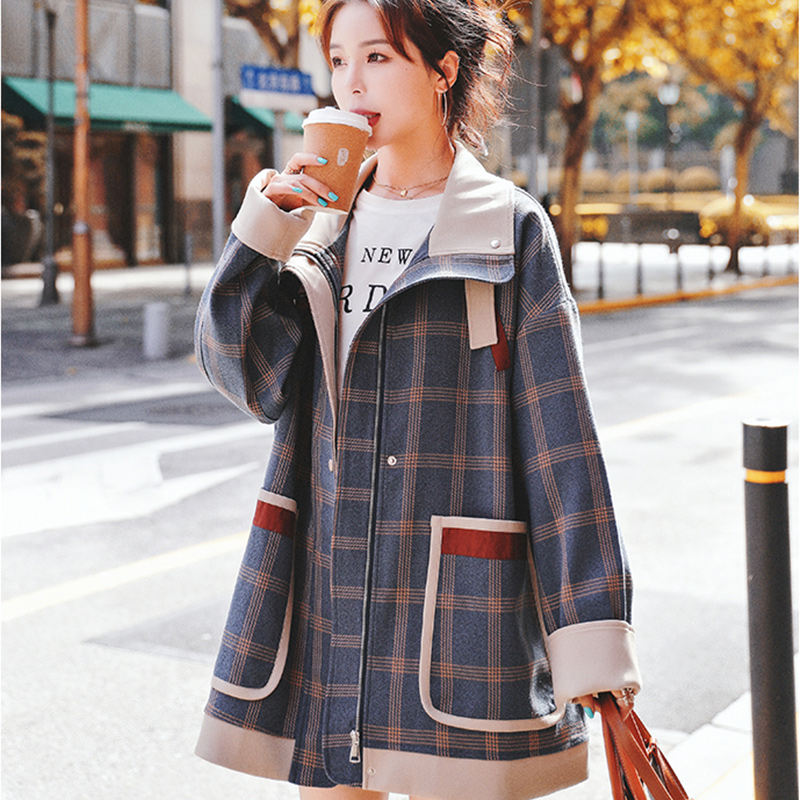 เสื้อแจ็คเก็ตลายสก๊อตย้อนยุค